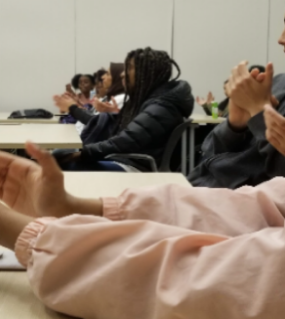 picture of students listening to a lecture