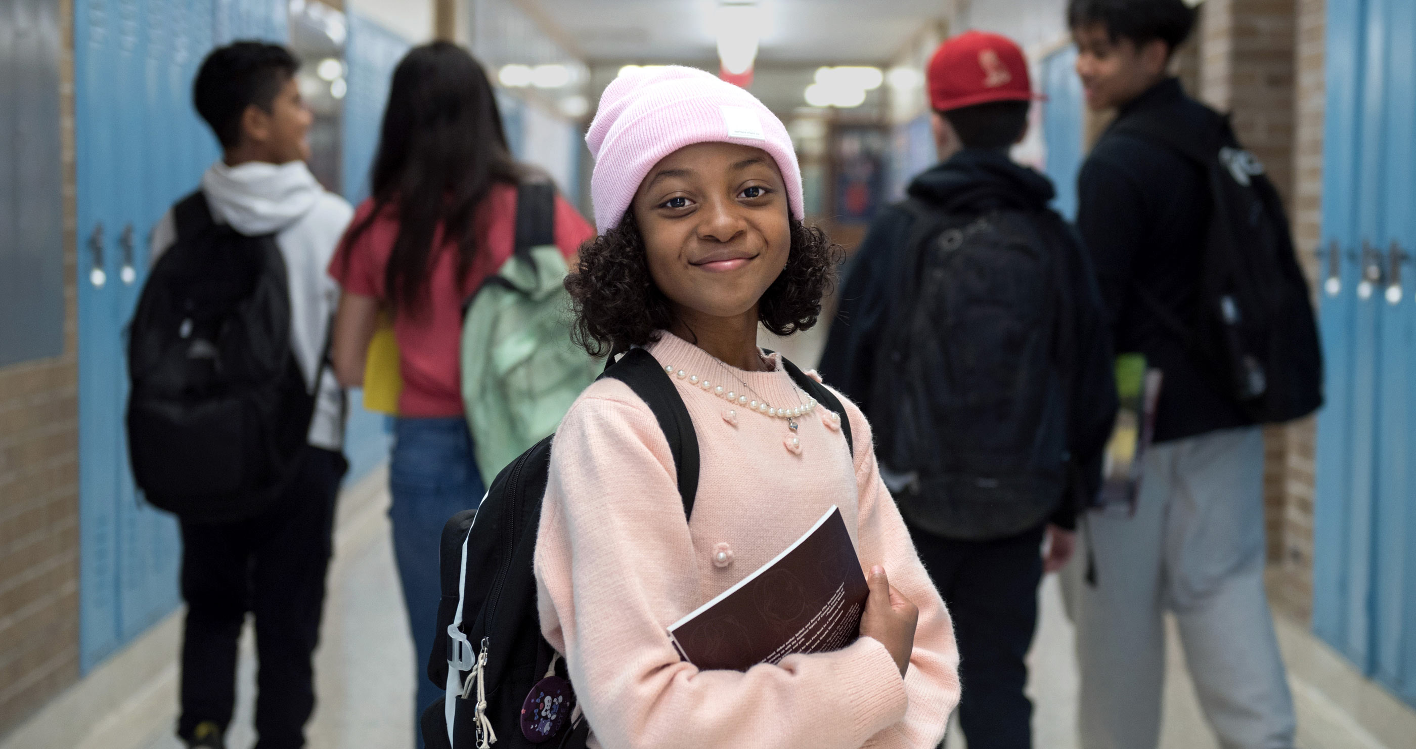 Photo of Students in hallway